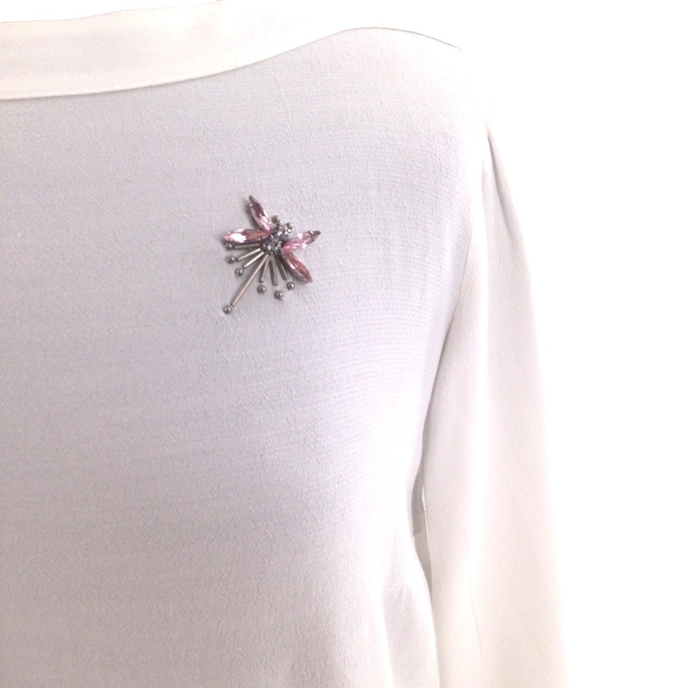 S. Oliver White Dragon Fly‎ Jeweled Shirt - Picture 4 of 11